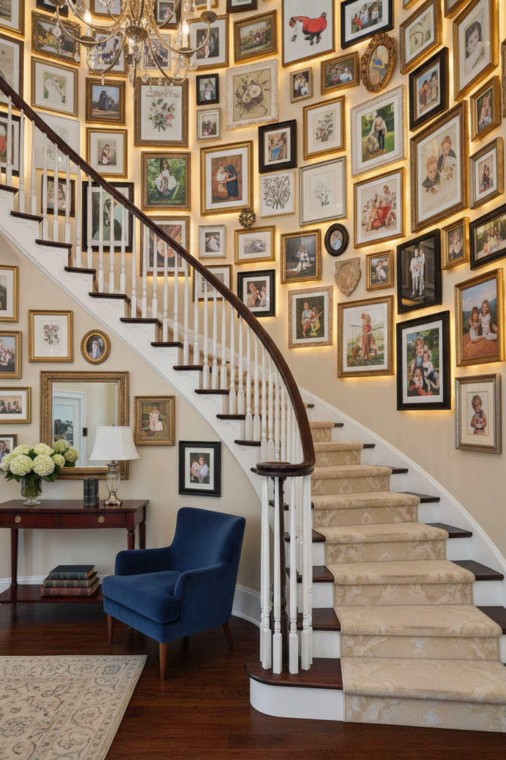 Staircase Wall Art Ideas